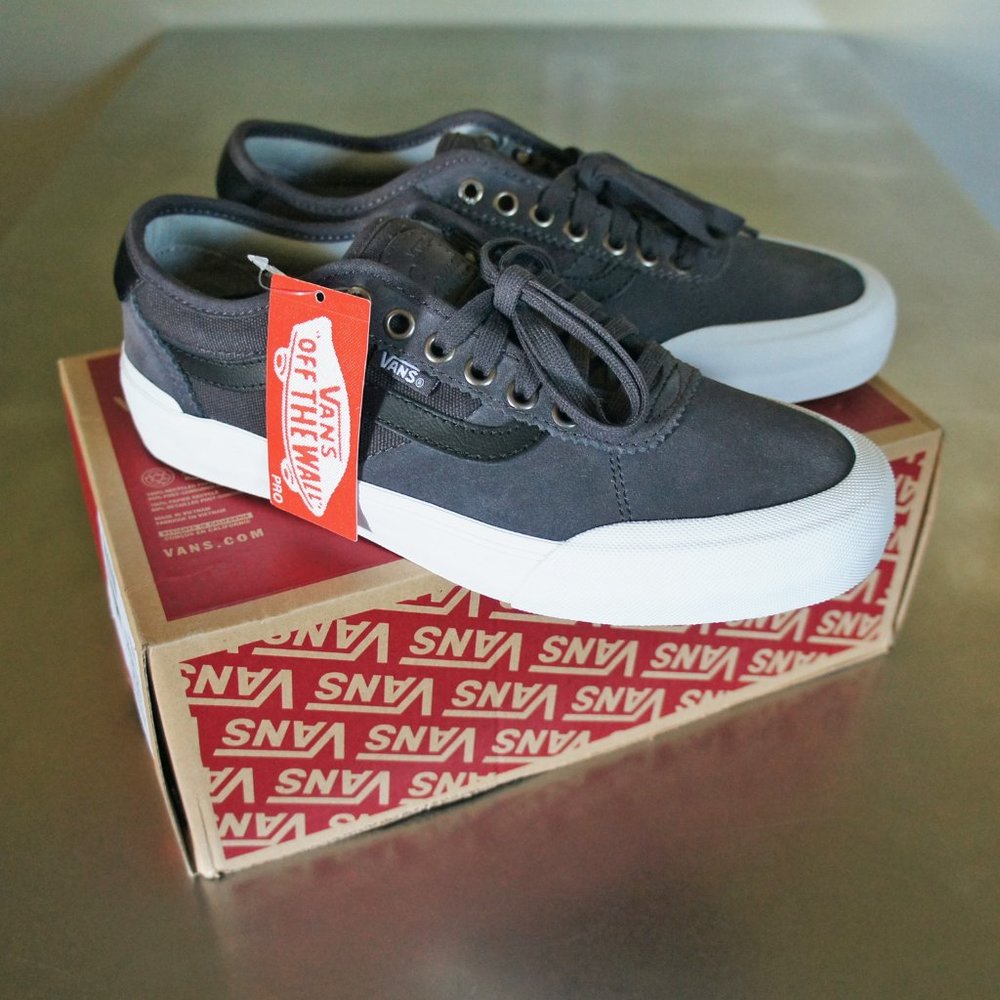 VANS Chima Pro 2 Obsidian Grey Drizzle Skate Sneakers Ultracush 7.5M/9W NEW wBox